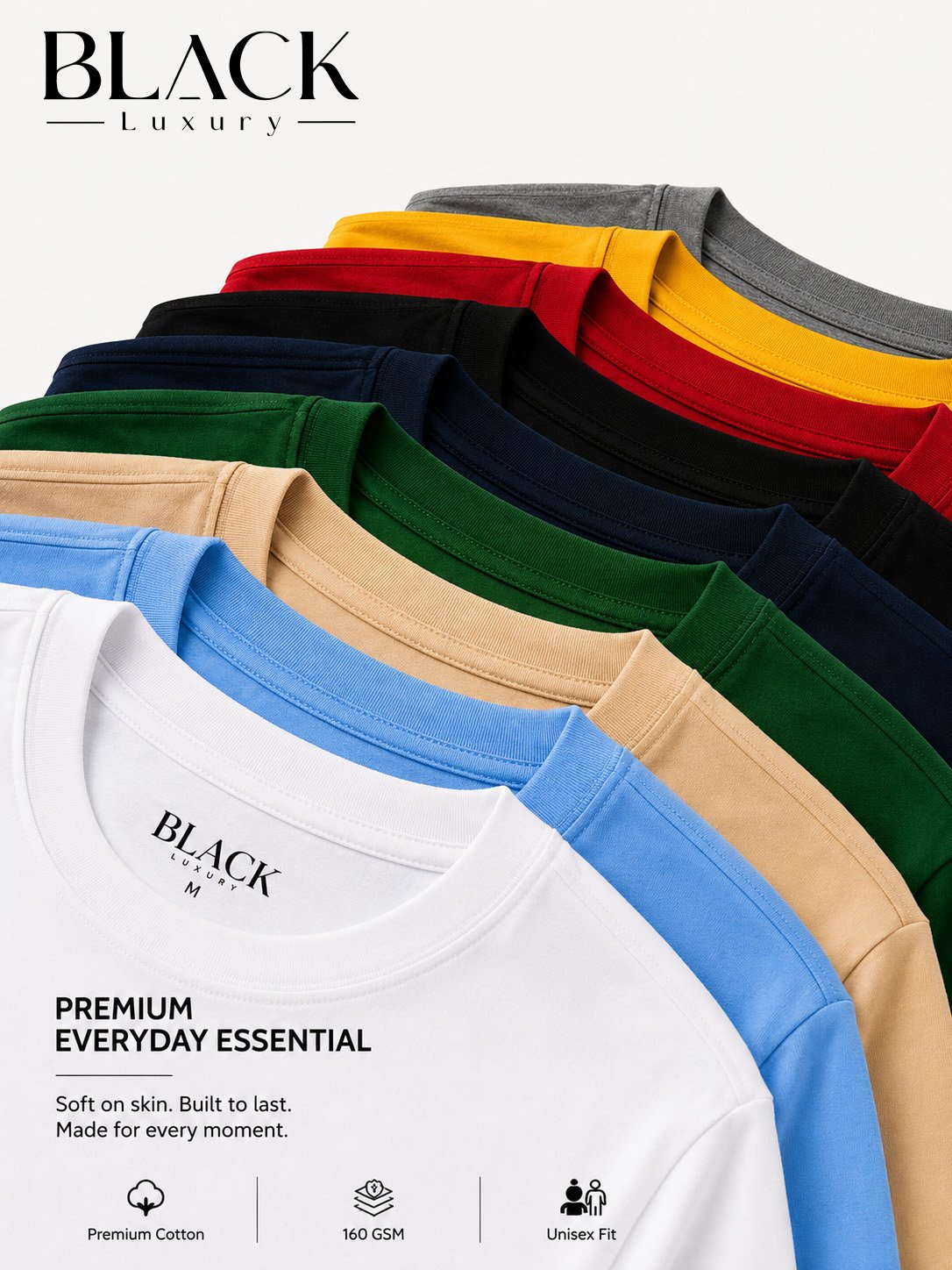 black-luxury-premium-cotton-round-neck-t-shirt-160gsm-unisex-close-photo black-luxury-premium-cotton-round-neck-t-shirt-160gsm-unisex-close-photo