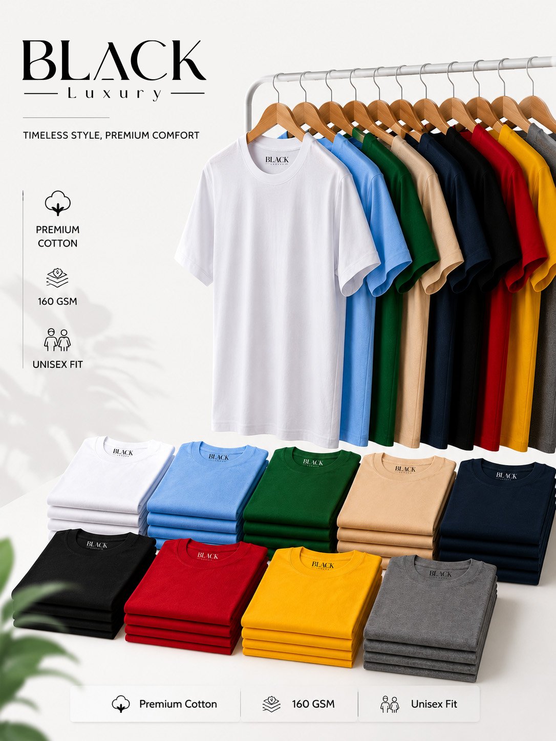 black-luxury-premium-cotton-round-neck-t-shirt-160gsm-unisex-gallery