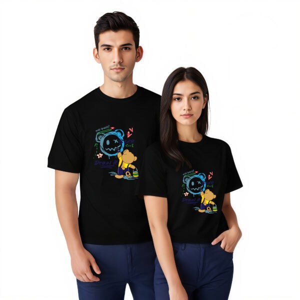 Unisex Cotton T-Shirts Multi Color Custom Print - Image 2