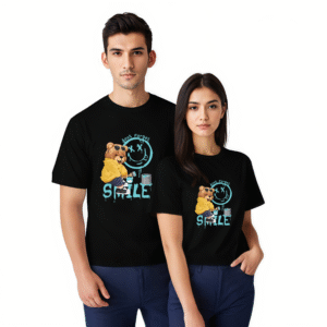 Cotton Tee Round Neck Unisex Multi Color