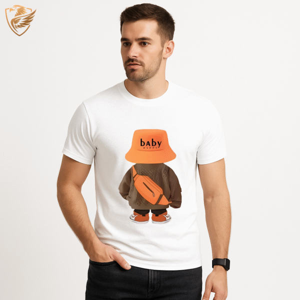 Round Neck T-Shirt Baby Design - Image 2