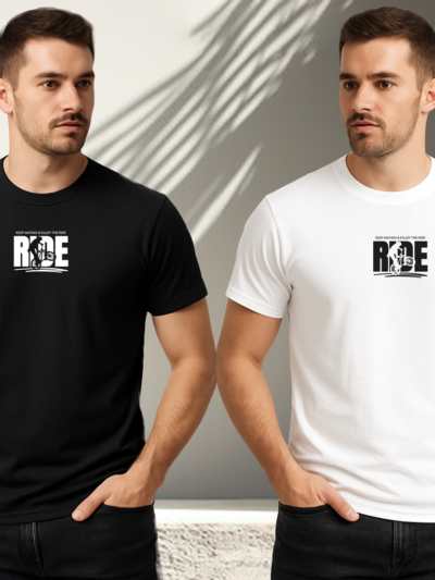 RIDE Design Cotton T-Shirt Everyday Comfort