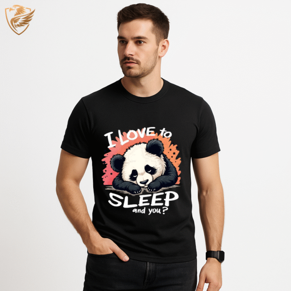 Round Neck T-Shirt – Black & White - Image 2