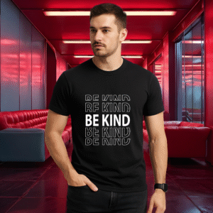 Be Kind Round Neck Cotton T-Shirt