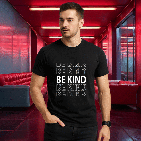 Be Kind Round Neck Cotton T-Shirt