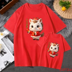 CNY 2026 Little Horse Prosperity T-Shirt Cotton Unisex