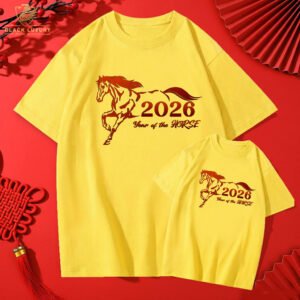 Happy Chinese New Year 2026 T-Shirt – Unisex Cotton (Ny207)