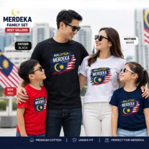 Malaysia Merdeka 31 August Family T-Shirt