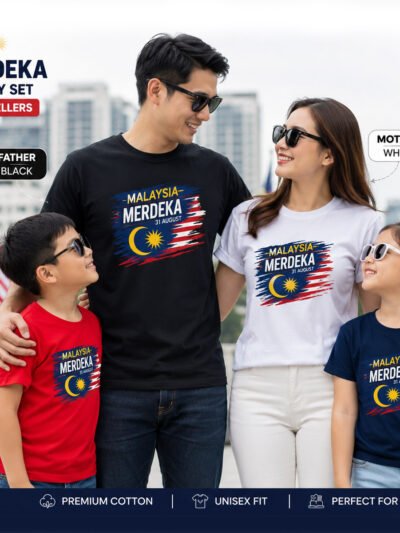 Malaysia Merdeka 31 August Family T-Shirt